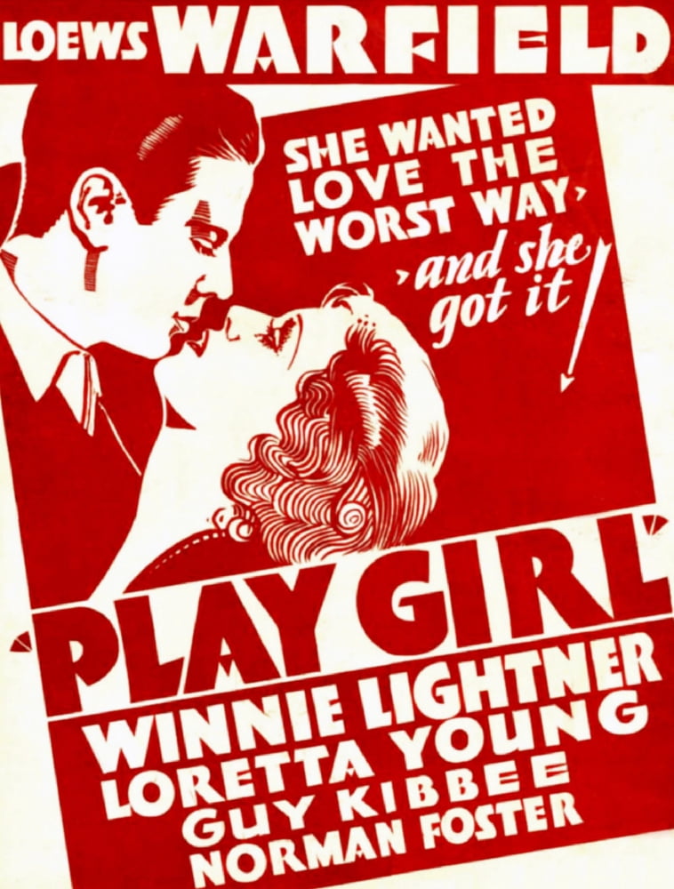 Play-Girl Canvas Art - (11 x 17)