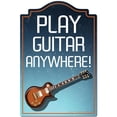 thumbnail image 1 of Play Guitar Anywhere Novelty Sign, 1 of 1