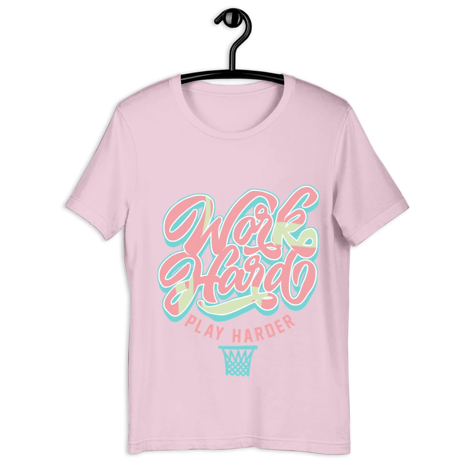 Play Harder Shirt to Match Jordan Tatum 1 Pink Lemonade DX6733600