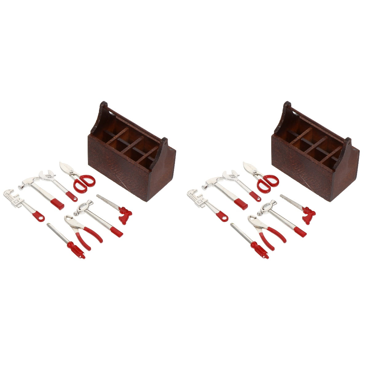 Play House Toy Mini Furniture Dollhouse Repair Tools Child 2 Sets