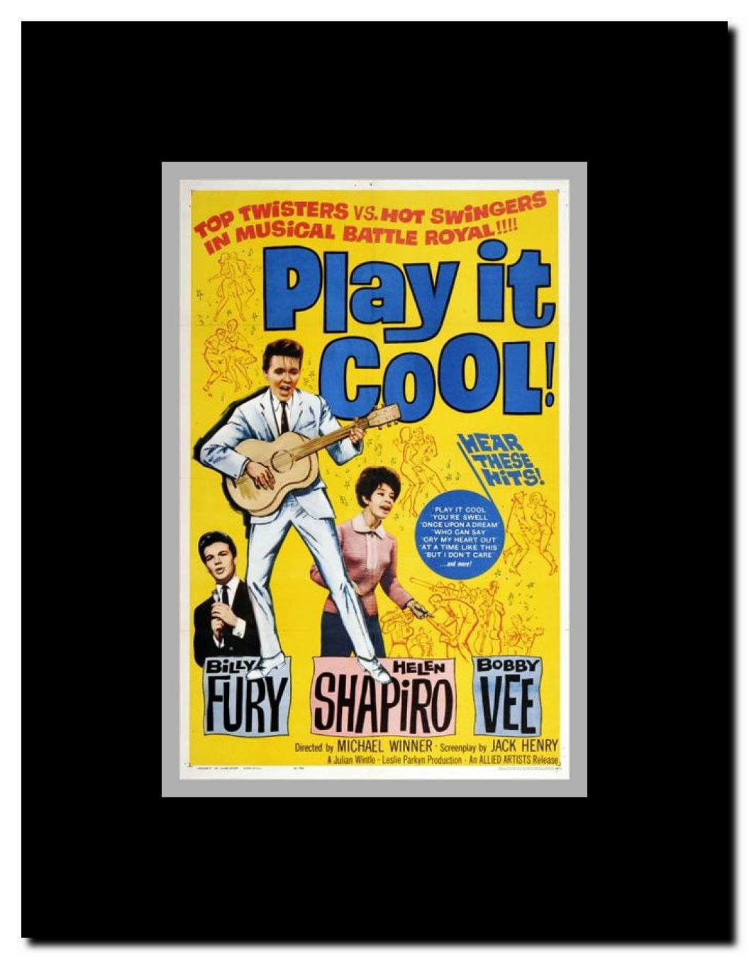 Play It Cool Framed Movie Poster