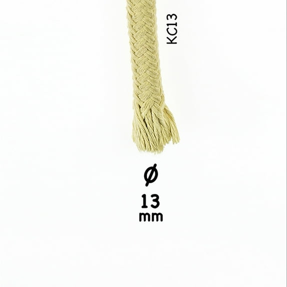 Play Kevlar Rope - Fire Toys Replacement Rope- Sold by the Foot (13MM, 1 Foot)