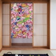 thumbnail image 1 of Play Kirby Door Curtain Drape Split Doorway Curtain Room Window Hallway Closet Privacy Partition Curtain Kitchen Door Decoration 34x56in, 1 of 7