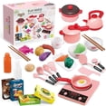 thumbnail image 1 of Play Kitchen Toys, Kids Kitchen Playset Toys for Girls 3-6 Years, Kitchen Set for 2 3 4 5 6 Year Old Girls, Play Kitchen Accessories Toys for Toddlers 4 5 Year Old Girls, 1 of 6
