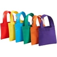 thumbnail image 1 of Play Kreative Poly Non-Woven Tote Bags 6" Assorted Colors Party Bag, 1 of 2