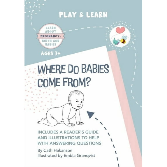 Play & Learn Where do Babies Come From?: Anatomically Correct Paper Dolls Book for Teaching Children About Pregnancy, Conception and , Book 4, (Paperback)