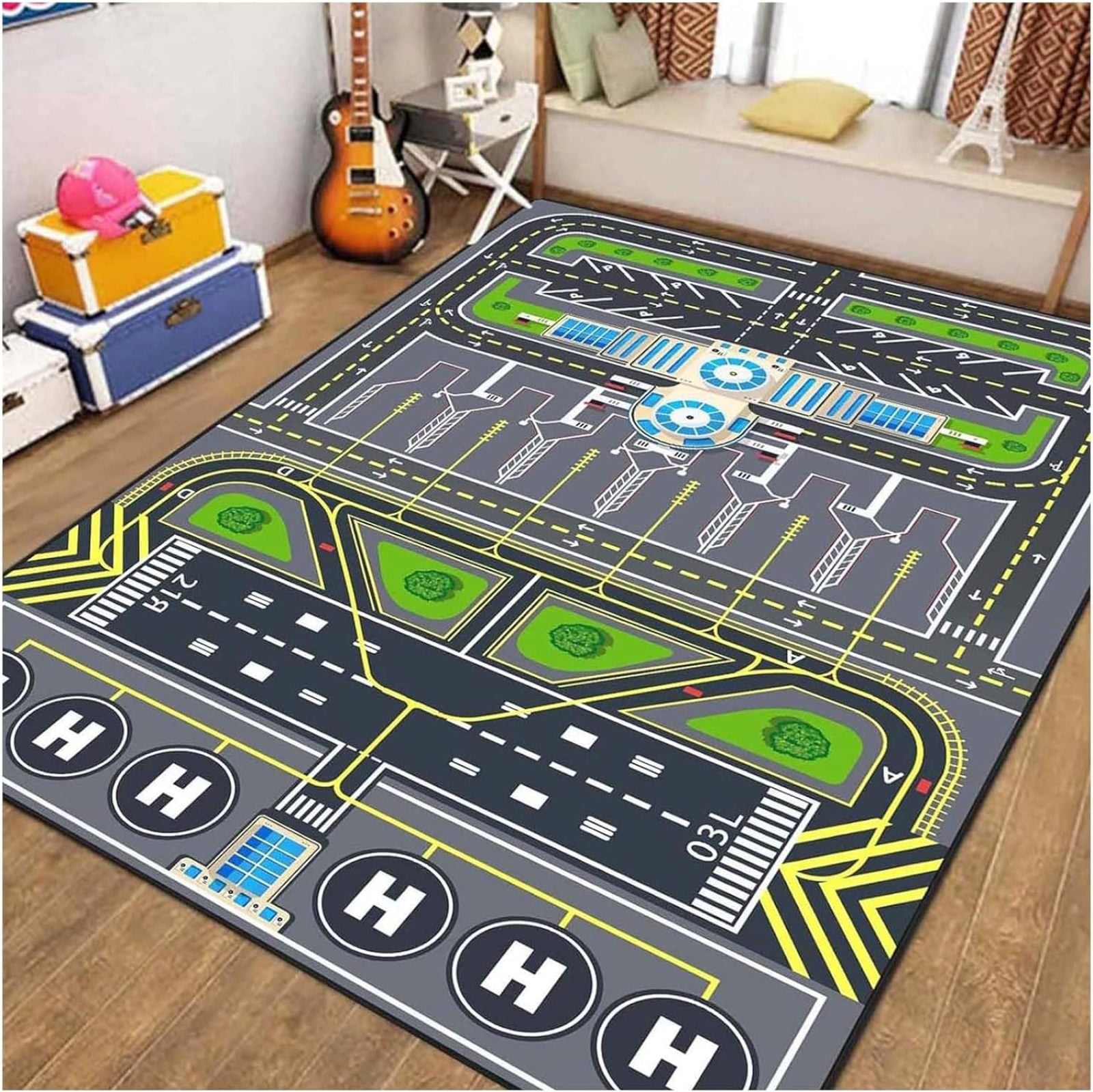 Play Mat Kids Rug Playroom Rug Classroom Rug Car Rugs For Kids Toy Cars ...