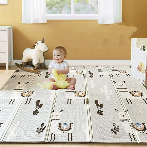 Play Mat Playmat Baby Mat Folding Crawling Large Foam Mat Portable Playmat for Babies