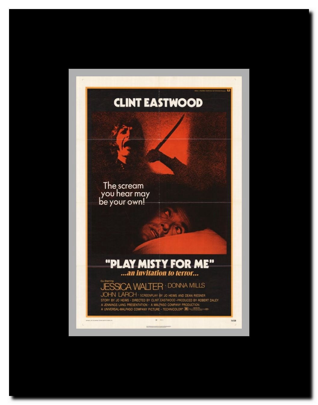 Play Misty for Me Framed Movie Poster