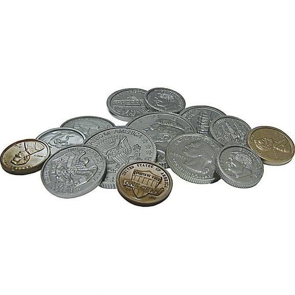Play Money: Assorted Coins | Bundle of 10 Each