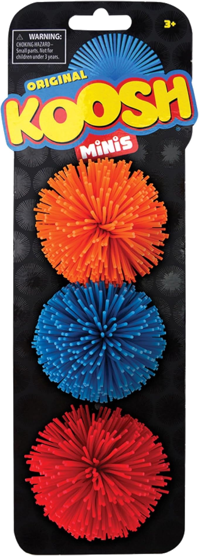 Koosh Balls, Mini Variety 3 Pack - Beach Outdoor Games for Adults and Family, Fidget Toys, Screen-Free, Ages 3+