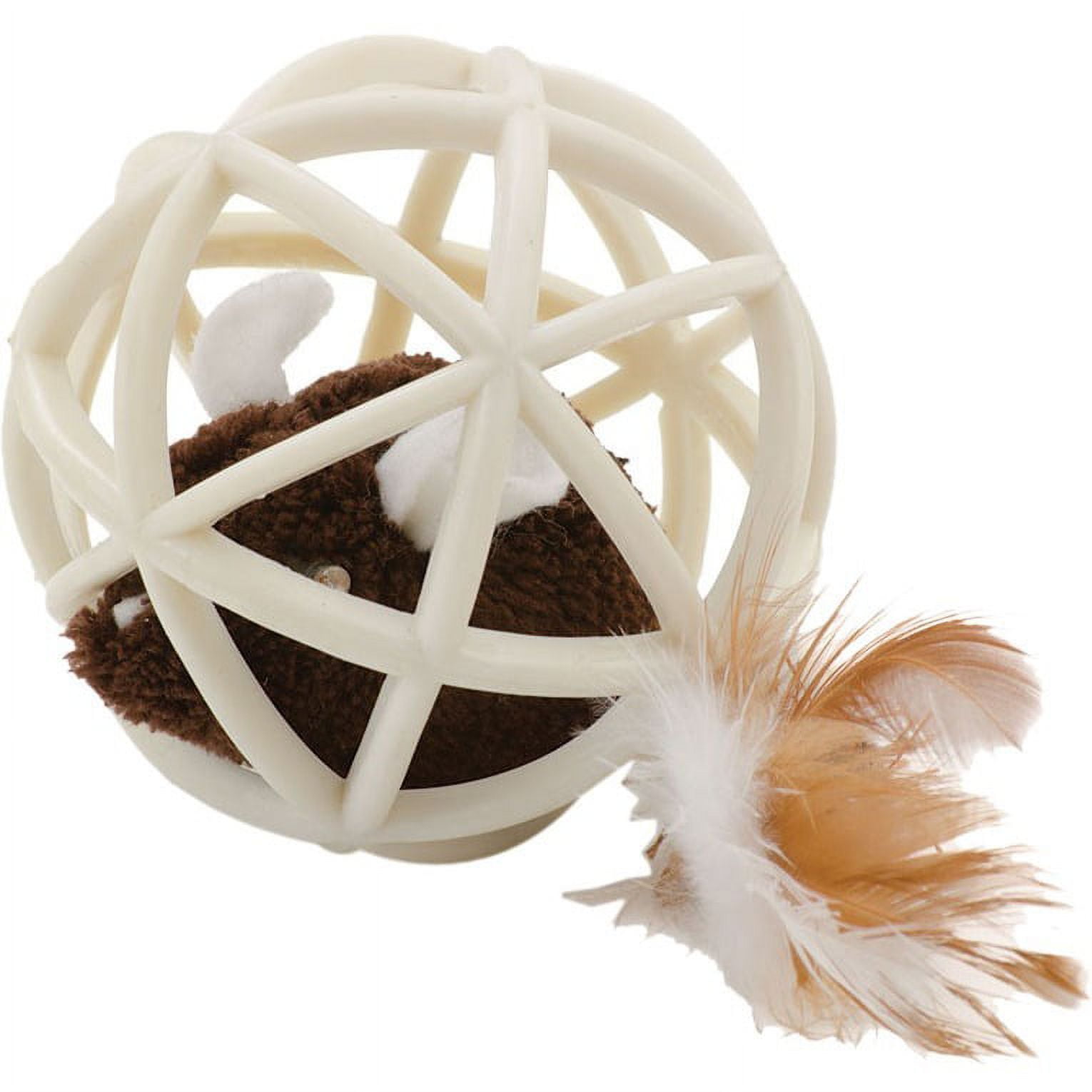 PlayNSqueak Twinkle Mini Ball of Furry Fury