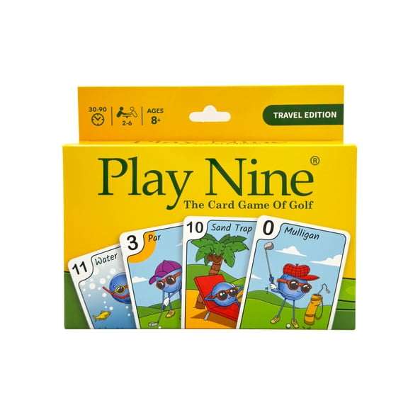 Play Nine Golf Card Game Travel Edition