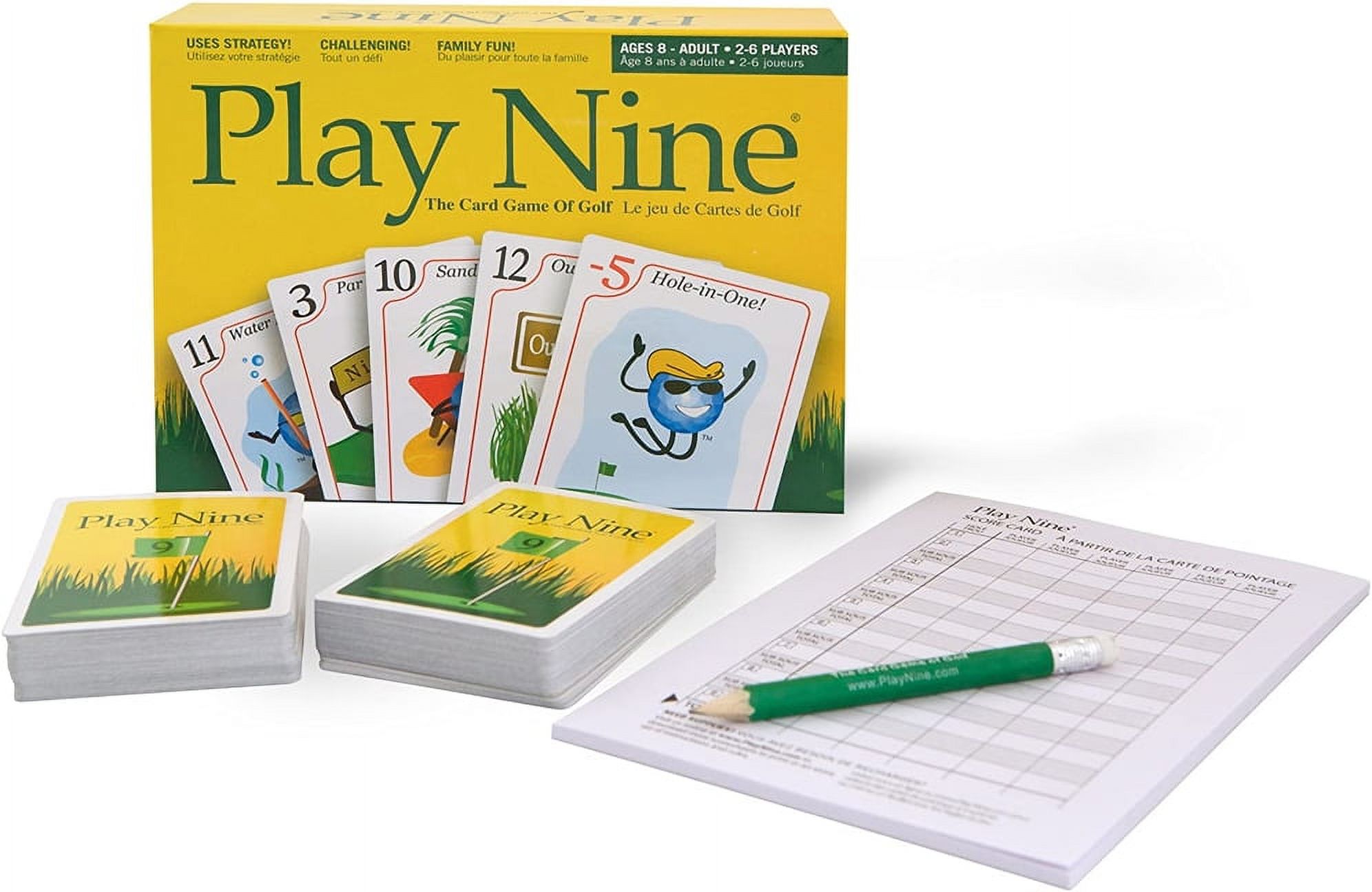 Play Nine The Card Game of Golf New in Box Sealed Great family fun - image 1 of 8