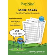 Play Nine Original Score Cards sheets- 3 Pack