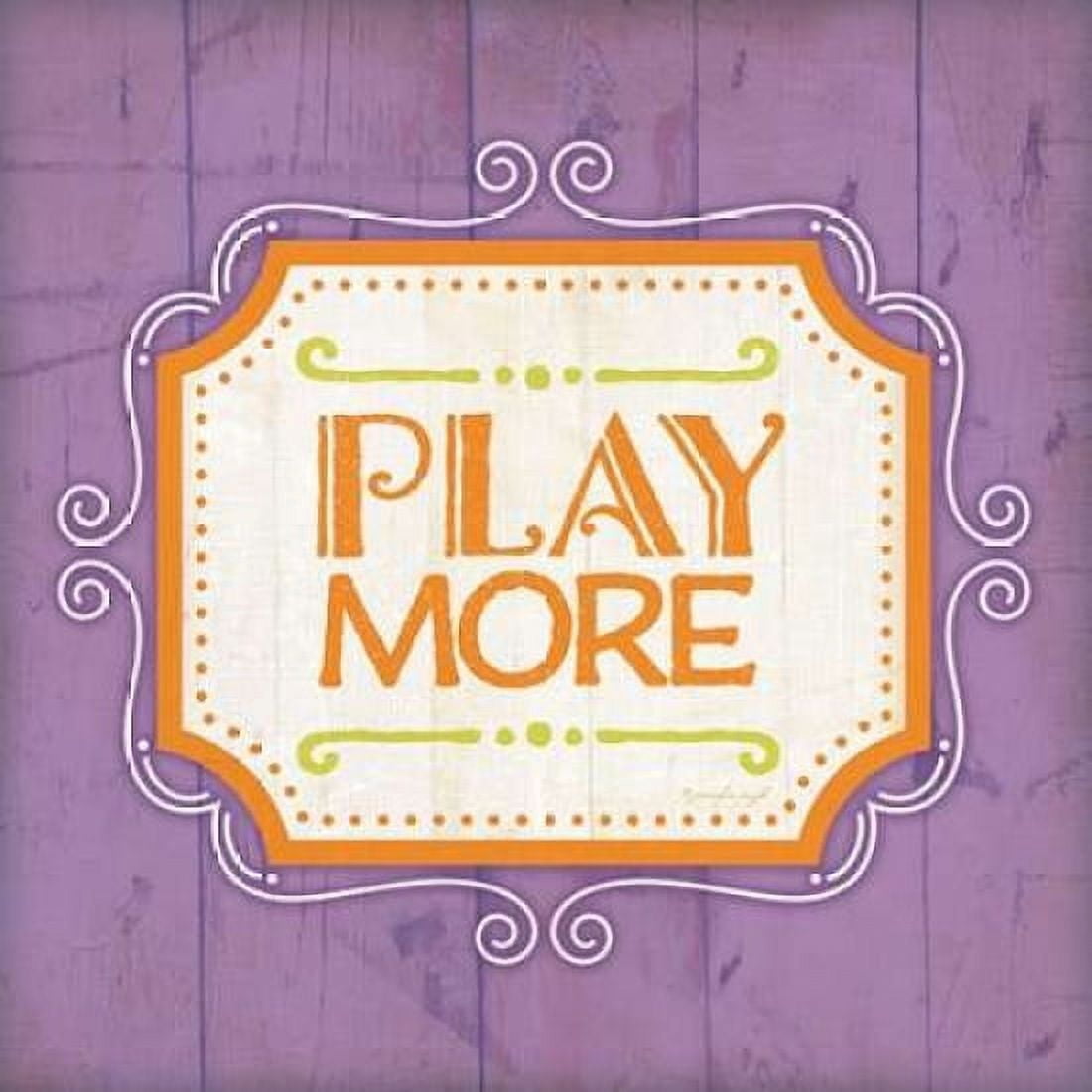 Play Often Canvas Art - Jennifer Pugh (24 x 24)