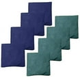 thumbnail image 1 of Play Platoon Weather Resistant Cornhole Bags - Set of 8 Regulation Corn Hole Bean Bags - Hunter Green & Navy Blue - Durable Duck Cloth Corn Hole Bag for Tossing Game, Includes Tote Bag, 1 of 6