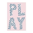 thumbnail image 1 of Play Print Wall Art, Modern Wall Decor For Living Room Bedroom, 8x12 UNFRAMED, 1 of 2