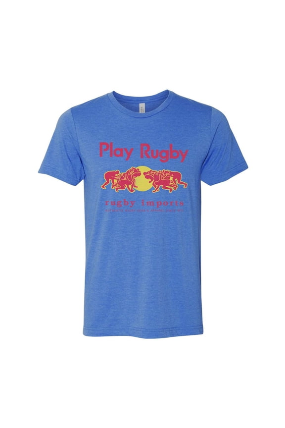 Play Rugby Scrum T-Shirt - Heather True Royal / Small