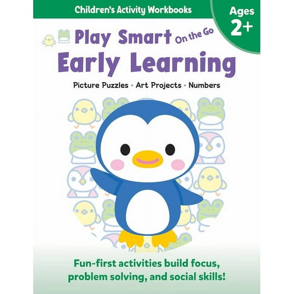 Play Smart On the Go Activity Workbooks: Play Smart On the Go Early Learning Ages 2+ : Picture Puzzles, Art Projects, Numbers (Edition 1) (Paperback)