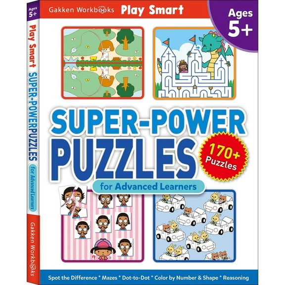 Play Smart Play Smart Super-Power Puzzles for Advanced Learners: Ages 5+, (Paperback)