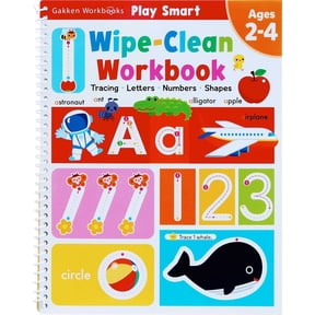 Play Smart: Play Smart Wipe-Clean Workbook Ages 2-4: Tracing, Letters, Shapes: Dry Erase Handwriting Practice: Preschool Activity Book (Paperback)