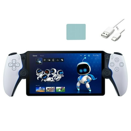 Play-Station Portal Remote for P--S--5, White + Mazepoly Accessories