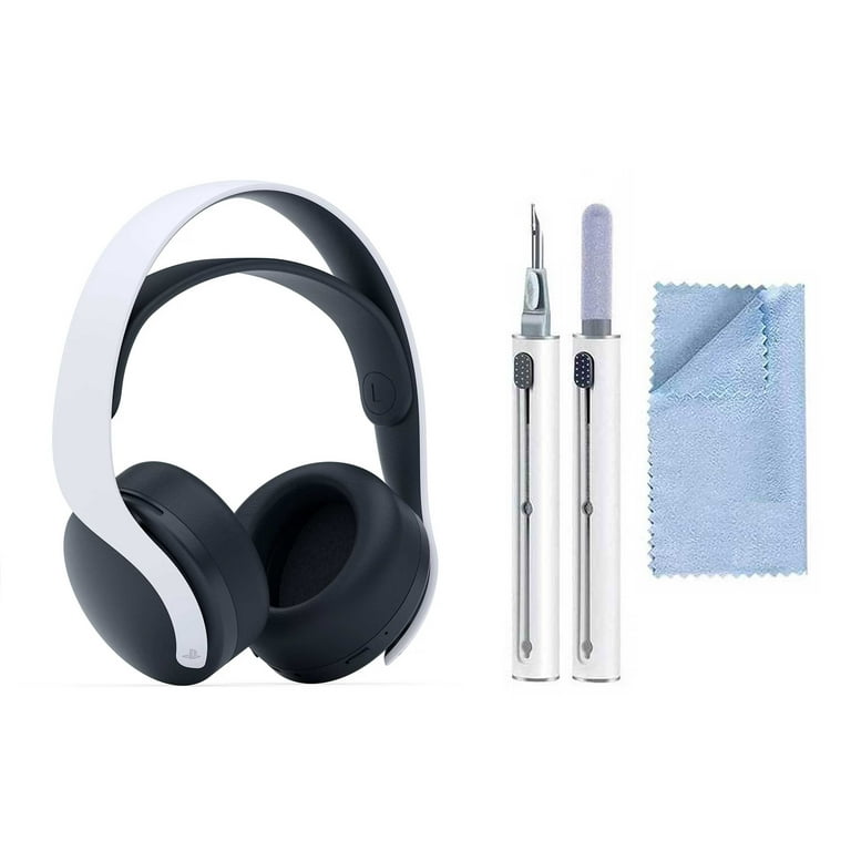 Play Station Pulse 3D Wireless White Headset with Cleaning Kit