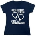 thumbnail image 1 of Play Stupid Games Sarcastic Humor Novelty Funny Women's Casual Tees, 1 of 3