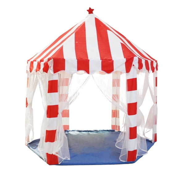 Play Tent Indoor Large Playhouse Independence Day Patriotic Decorations American Blue&White Theme Party Supplies