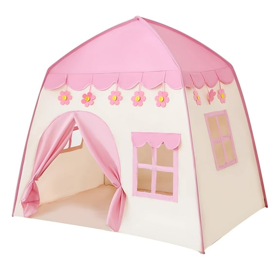 Play Tent, Kids Tents and Kids Playhouse Girls Toys Indoor and Outdoor Princess Castle Play Tent for Kids Girls Gift, Pink
