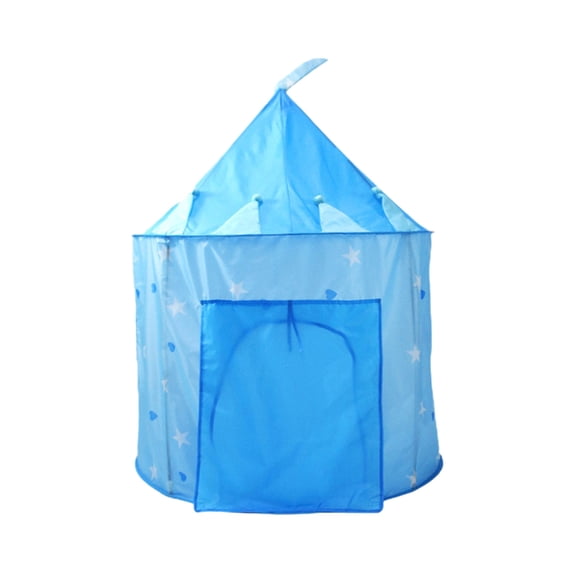 Play Tent Soda Up Indoor Outdoor Foldable for with Carry Bag Portable for 2-3 Toddlers Blue