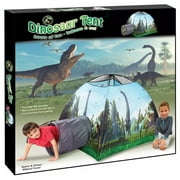 Play Tent for Kids with Tunnel - Playhouse -Kids Indoor Camping Play Tent - Dinosaur Theme