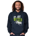 thumbnail image 1 of Play Time Video Game Gaming Nerd Men's Big & Tall Graphic Hoodie Brisco Brands 5X, 1 of 5