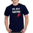 thumbnail image 1 of Play Together T-Shirt Men -Smartprints Designs, Male Medium, 1 of 4