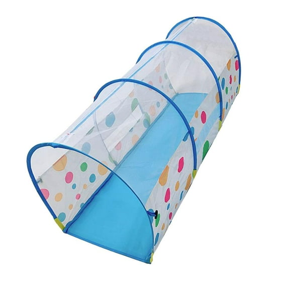 Play Tunnel for Kids Crawling and Exploring, Children Outdoor And Indoor Toy Tube Games Blue