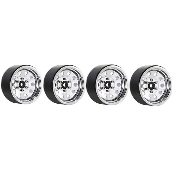 Play Vehicle Part 1.9’’ Wheel Hub Rim Durable Modified Kits for 1:10 Offroad Toy