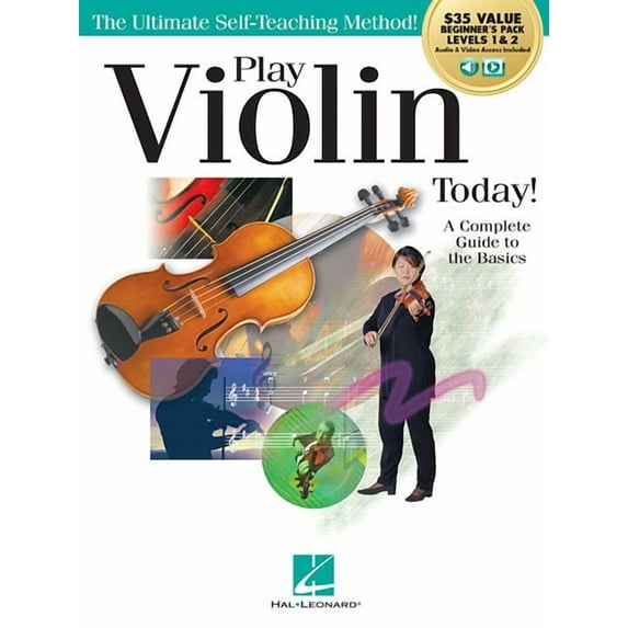 Play Violin Today! Beginner's Pack: Method Books for Levels 1 & 2 Plus Online Audio & Video Access, (Paperback)