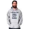 thumbnail image 1 of Play With Blocks Car Engine Mechanic Hoodie Sweatshirt Women Men Brisco Brands 2X, 1 of 6