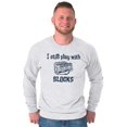 thumbnail image 1 of Play With Blocks Car Engine Mechanic Long Sleeve TShirt Men Women Brisco Brands 2X, 1 of 6