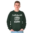 thumbnail image 1 of Play With Blocks Car Engine Mechanic Sweatshirt for Men or Women Brisco Brands 3X, 1 of 6