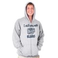 thumbnail image 1 of Play With Blocks Car Engine Mechanic Zip Up Hoodie Men's Women's Brisco Brands 3X, 1 of 6