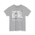 thumbnail image 1 of Play like Girl try to keep up for Clark 22 Basketball fan Unisex Cotton Tee, 1 of 7