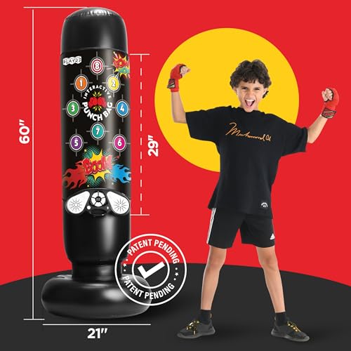 Play22 Punching Bag for Kids with Educational Electronic Memory Game