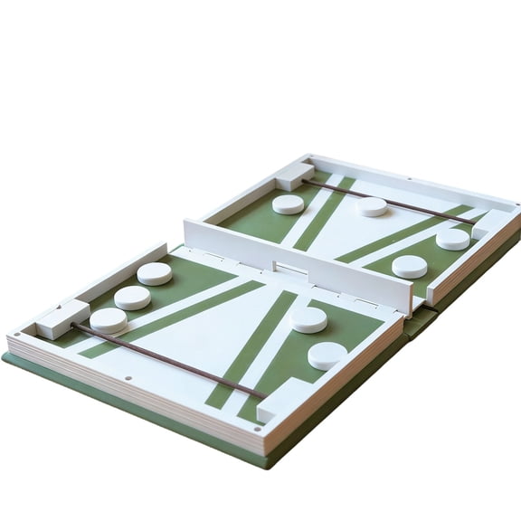 PlayBook'd - Hangman Game Cowboy, Playbook Board Game, Chess Set, Four in a Row, Sea Battle, Backgammon, Mancala, Portable Books Design for Adults