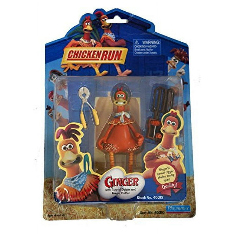 PlayMates Chicken Run Ginger Action Figure w/ Tunnel Digger