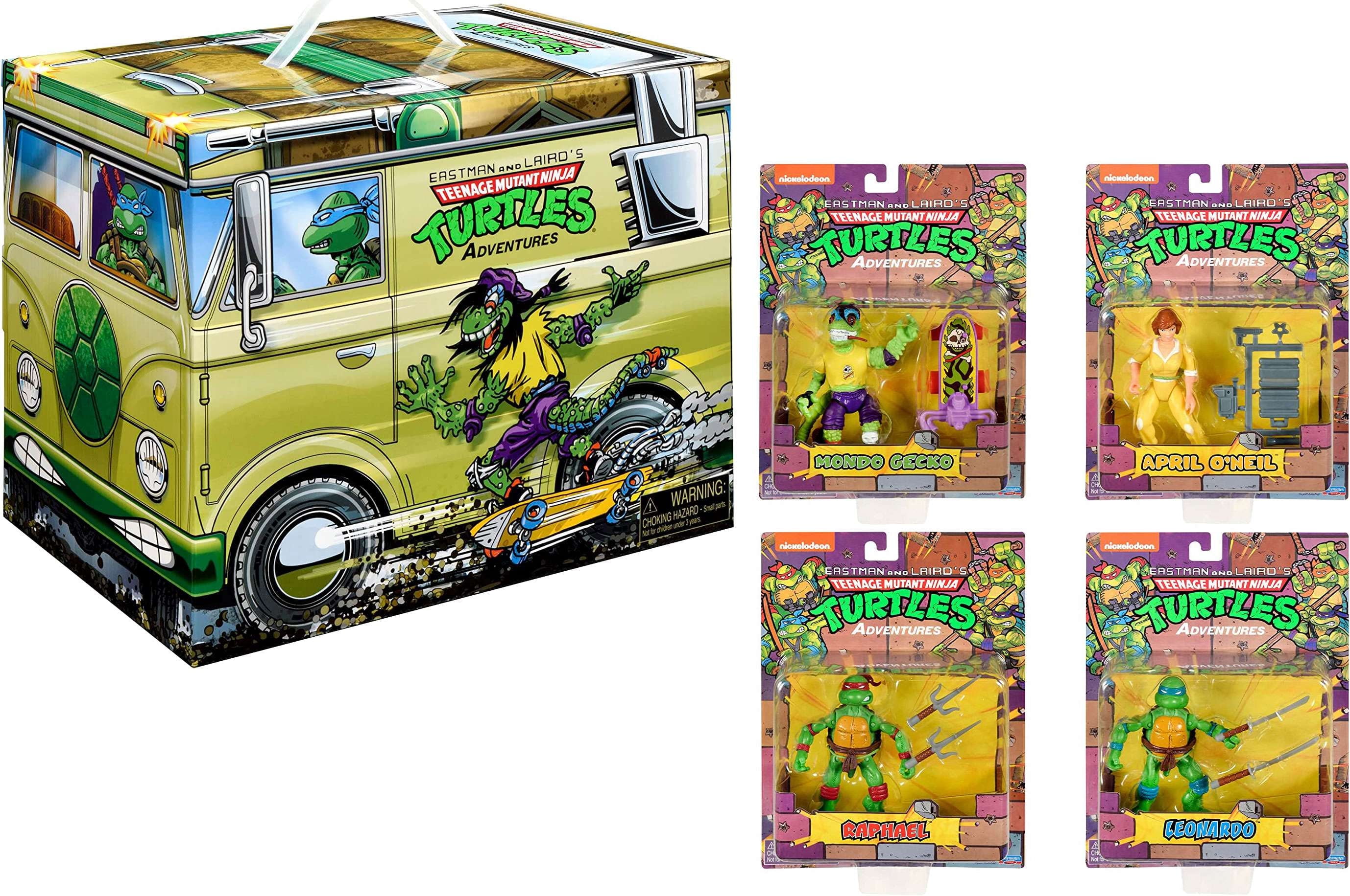 Playmates Teenage Mutant Ninja Turtles Classic Adventure Heroes Collection 4-Pack