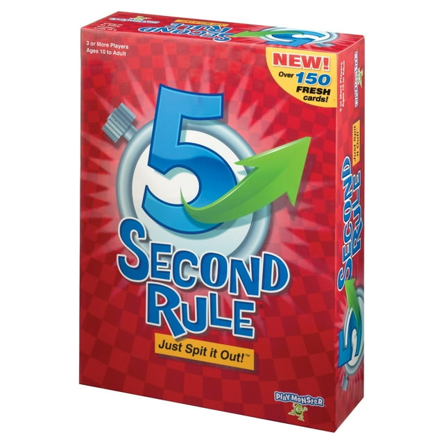 PlayMonster 5 Second Rule Just Spit It Out Card Game - Walmart.com