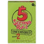 5 Second Rule Uncensored Card Games for Adults - Card Games for Game Night, Funny Adult Card Game & Icebreaker, Think Fast and Shout Out Answers, Ages 17+