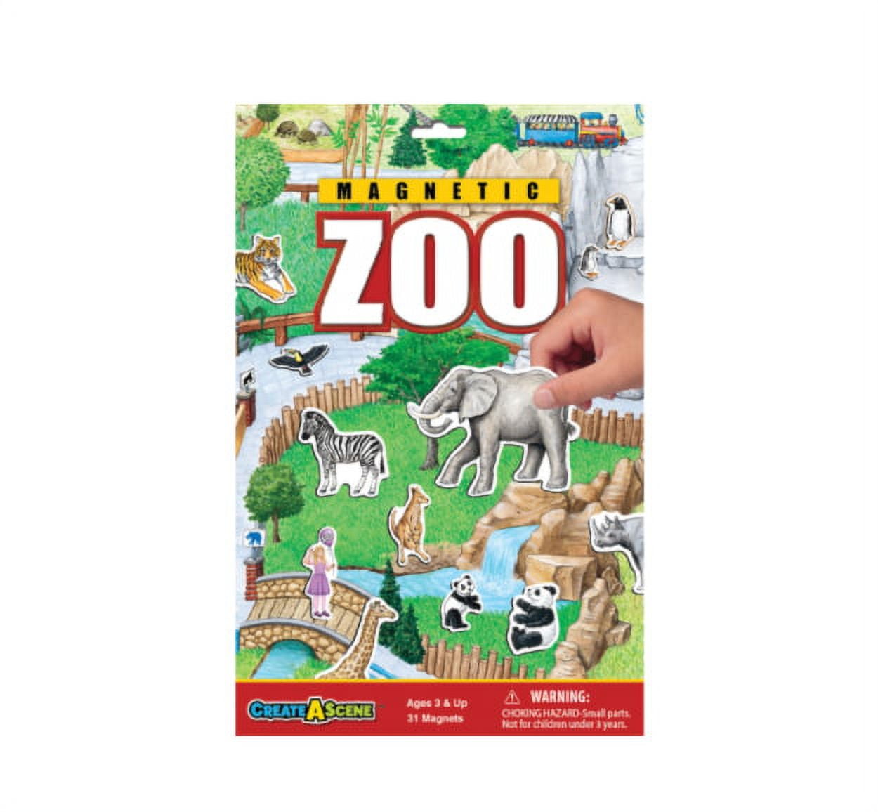  Janod MagnetiBook 41 pc Magnetic Animal Mix and Match Game -  Ages 3+ - J02723 : Toys & Games